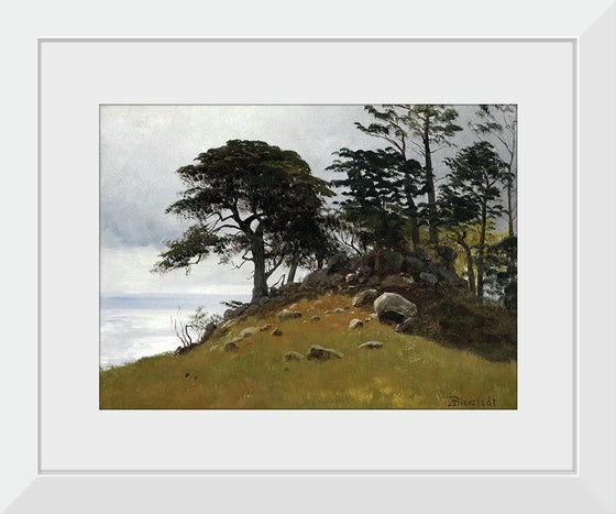 "Cypress Point, Monterey(1879)", Albert Bierstadt