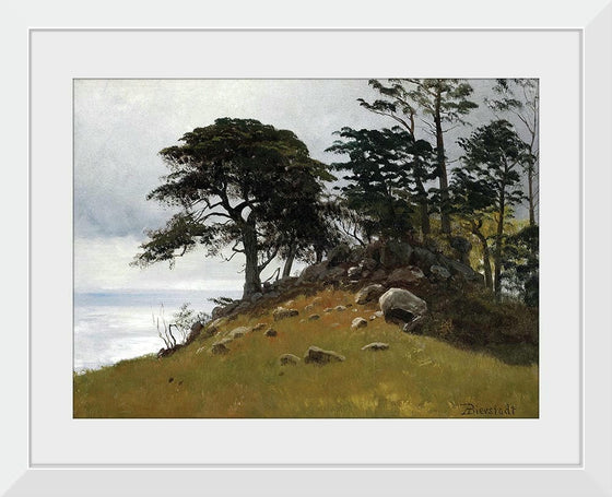 "Cypress Point, Monterey(1879)", Albert Bierstadt