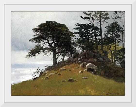 "Cypress Point, Monterey(1879)", Albert Bierstadt