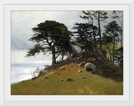 "Cypress Point, Monterey(1879)", Albert Bierstadt