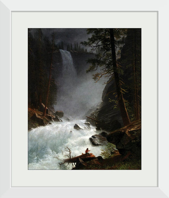 "A Stream in the Rocky Mountains(1882)", Albert Bierstadt