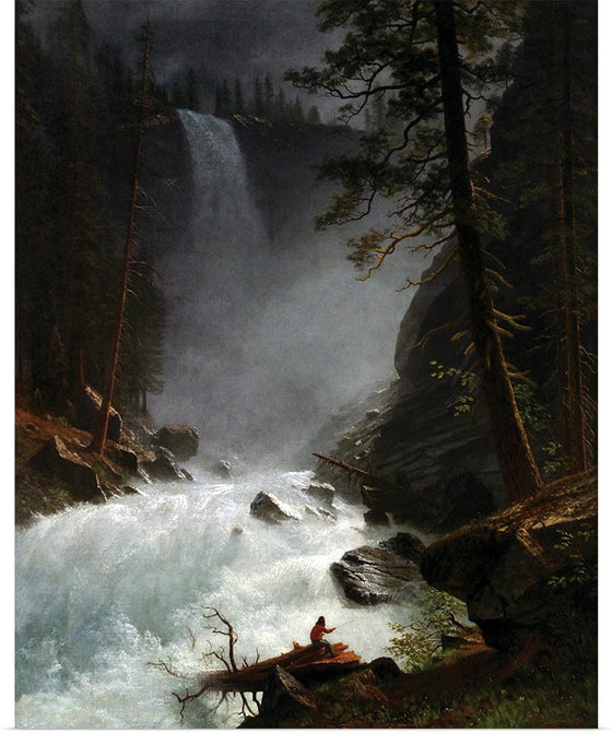 "A Stream in the Rocky Mountains(1882)", Albert Bierstadt