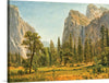 "Bridal Veil Falls, Yosemite Valley, California(1871-1873)", Albert Bierstadt