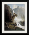 "Bridal Veil Falls, Yosemite(1871-1873)", Albert Bierstadt