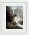 "Bridal Veil Falls, Yosemite(1871-1873)", Albert Bierstadt