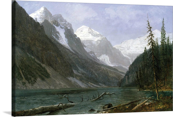 "Canadian Rockies (Lake Louise)(c.1889)", Albert Bierstadt