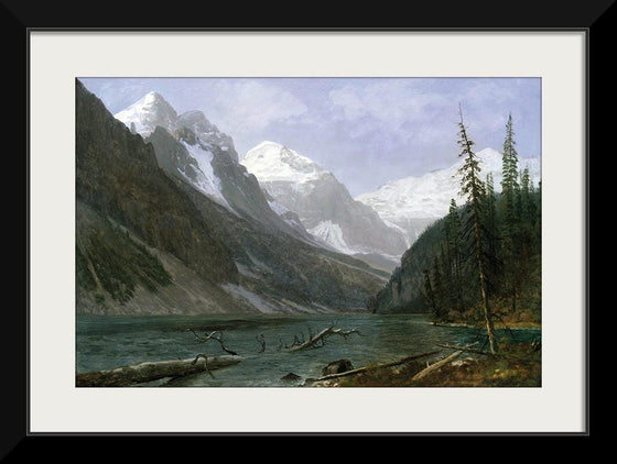 "Canadian Rockies (Lake Louise)(c.1889)", Albert Bierstadt