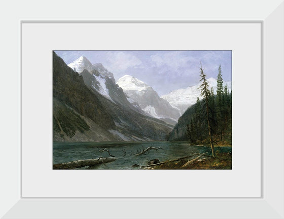 "Canadian Rockies (Lake Louise)(c.1889)", Albert Bierstadt