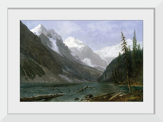 "Canadian Rockies (Lake Louise)(c.1889)", Albert Bierstadt