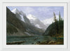 "Canadian Rockies (Lake Louise)(c.1889)", Albert Bierstadt