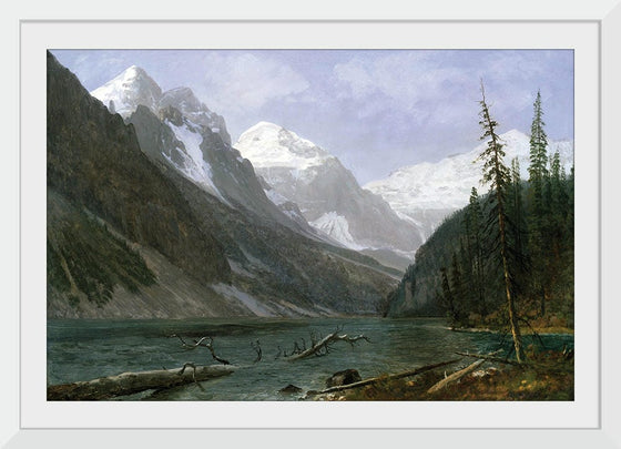 "Canadian Rockies (Lake Louise)(c.1889)", Albert Bierstadt