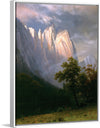 "Cathedral Rock, Yosemite(1870)", Albert Bierstadt