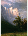 "Cathedral Rock, Yosemite(1870)", Albert Bierstadt