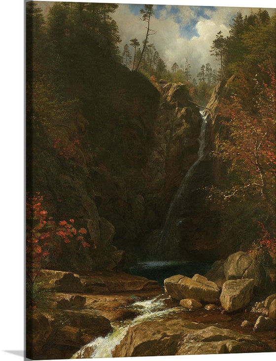 "Glen Ellis Falls(1869)", Albert Bierstadt