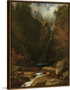 "Glen Ellis Falls(1869)", Albert Bierstadt