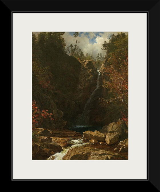 "Glen Ellis Falls(1869)", Albert Bierstadt