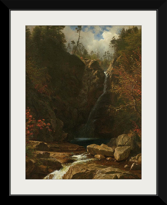 "Glen Ellis Falls(1869)", Albert Bierstadt