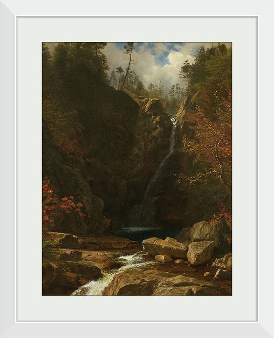 "Glen Ellis Falls(1869)", Albert Bierstadt