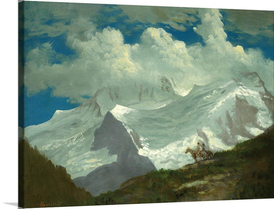 "In the Rockies(c.1863)", Albert Bierstadt