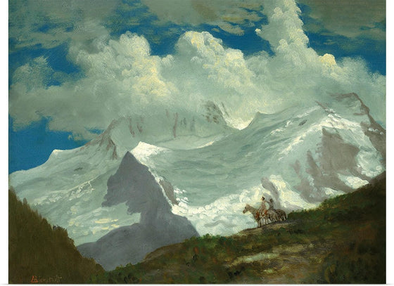 "In the Rockies(c.1863)", Albert Bierstadt