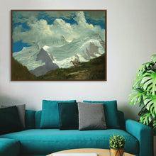  Explore the rugged beauty of the Rocky Mountains with this awe-inspiring landscape painting. Experience the grandeur of nature through the artist's masterful brushstrokes. Perfect for art collectors and mountain enthusiasts.