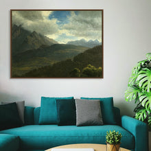  Immerse yourself in the majestic grandeur of the Rocky Mountains with this timeless landscape painting. Experience the untamed beauty of the American West through vivid colors and meticulous detail. Perfect for art lovers and nature enthusiasts.