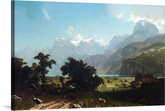 "Lake Lucerne(1858)", Albert Bierstadt