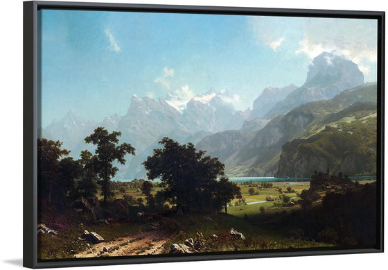 "Lake Lucerne(1858)", Albert Bierstadt