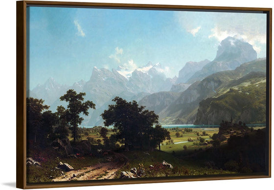 "Lake Lucerne(1858)", Albert Bierstadt