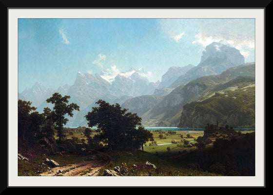 "Lake Lucerne(1858)", Albert Bierstadt