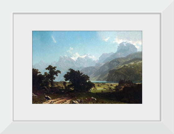 "Lake Lucerne(1858)", Albert Bierstadt