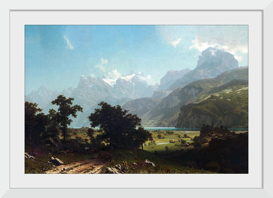 "Lake Lucerne(1858)", Albert Bierstadt