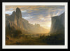 "Looking Down Yosemite Valley, California(1865)", Albert Bierstadt