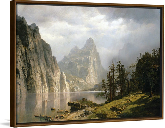 "Merced River, Yosemite Valley(1866)", Albert Bierstadt