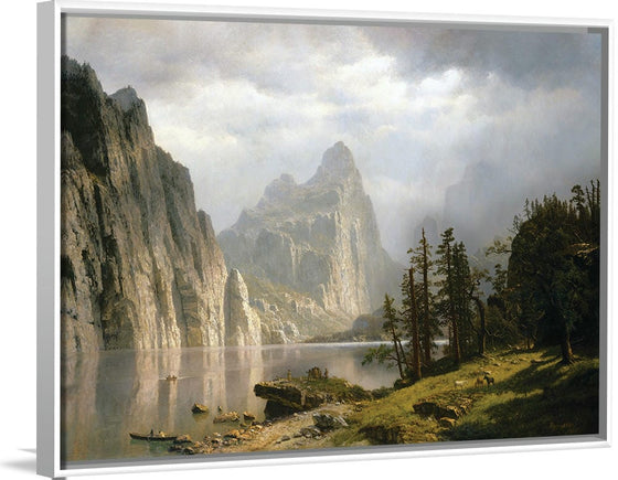 "Merced River, Yosemite Valley(1866)", Albert Bierstadt