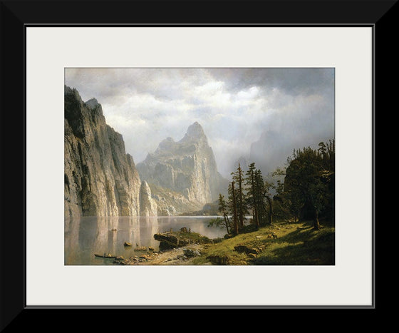 "Merced River, Yosemite Valley(1866)", Albert Bierstadt