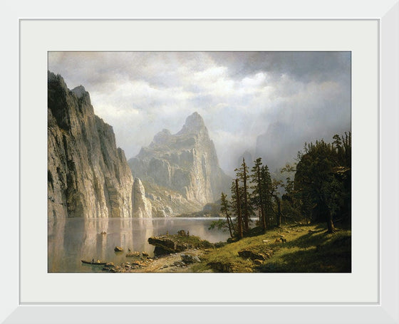 "Merced River, Yosemite Valley(1866)", Albert Bierstadt