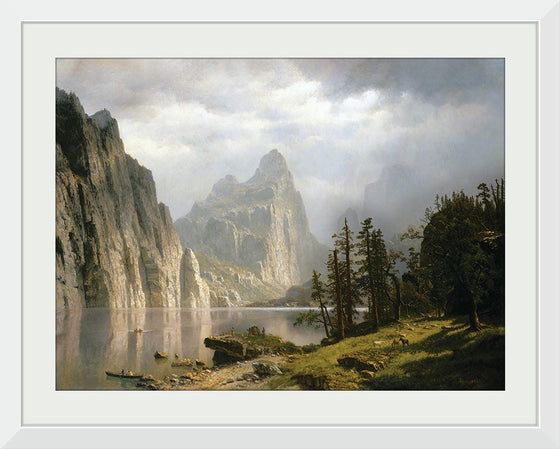 "Merced River, Yosemite Valley(1866)", Albert Bierstadt