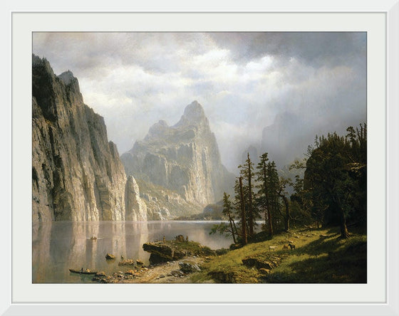 "Merced River, Yosemite Valley(1866)", Albert Bierstadt