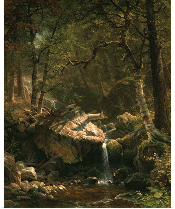 "Mountain Brook(1863)", Albert Bierstadt