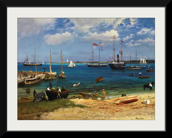 "Nassau Harbor(c.1877)", Albert Bierstadt