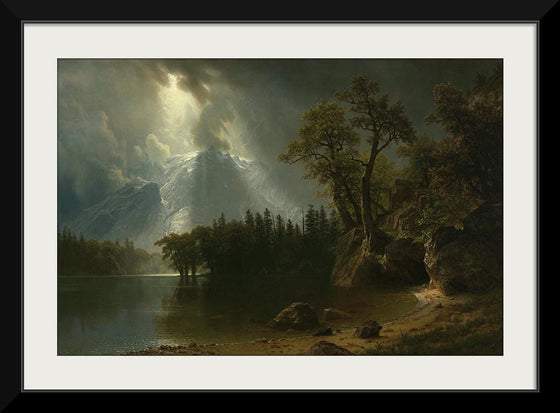 "Passing Storm over the Sierra Nevadas(1870)" , Albert Bierstadt