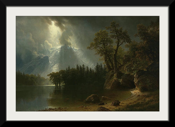 "Passing Storm over the Sierra Nevadas(1870)" , Albert Bierstadt