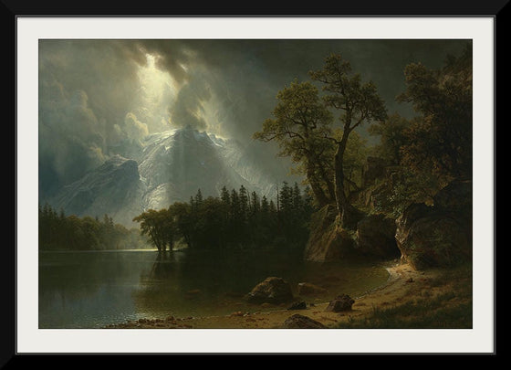 "Passing Storm over the Sierra Nevadas(1870)" , Albert Bierstadt