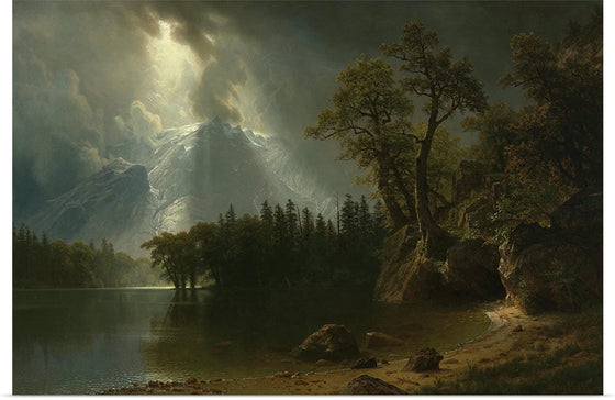 "Passing Storm over the Sierra Nevadas(1870)" , Albert Bierstadt