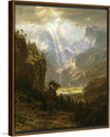 "Rocky Mountains and Landers Peak(1863)", Albert Bierstadt