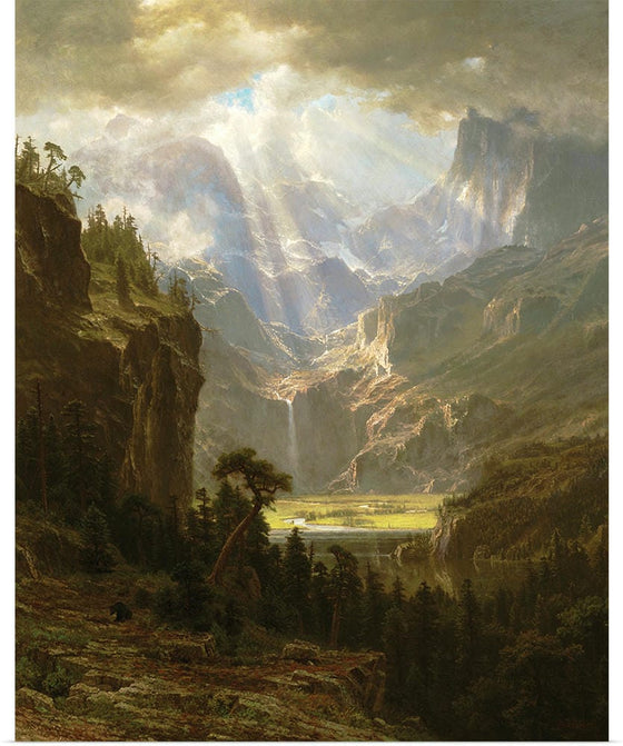 "Rocky Mountains and Landers Peak(1863)", Albert Bierstadt