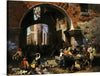 "Roman Fish Market. Arch of Octavius(1858)", Albert Bierstadt