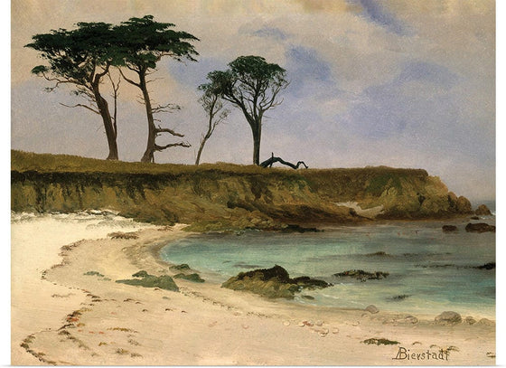 "Sea Cove(c.1880-1890)", Albert Bierstadt