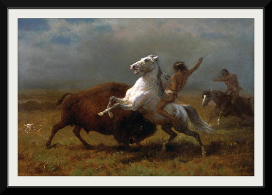 "Study for The Last of the Buffalo(c.1888)", Albert Bierstadt